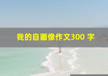 我的自画像作文300 字